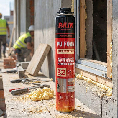 Waterproof and Fire Retardant Polyurethane Foam Spray High Expansion Fire Rated Gap Filler