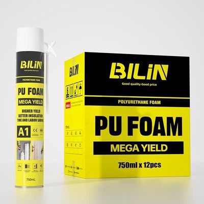 Customized High Yield Expanding Foam Fast Curing PU Expanding Foam