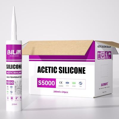 RTV Acetic Sealant Acetoxy Acid Adhesive General Purpose GP Silicone Sealant for Glass