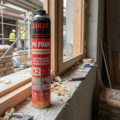 Low Expansion Fire Rated PU Foam Sealant Anti-Deformation Polyurethane Foam for Window Frames