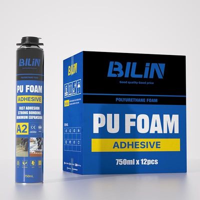BILIN A2 접착성 PU 폼 빠른 건조 폴리우레탄 폼 접착제 가벼운