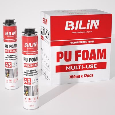 750ML 500ML 다목적 PU 폼 빗방울 방화 retardant 확장 폼