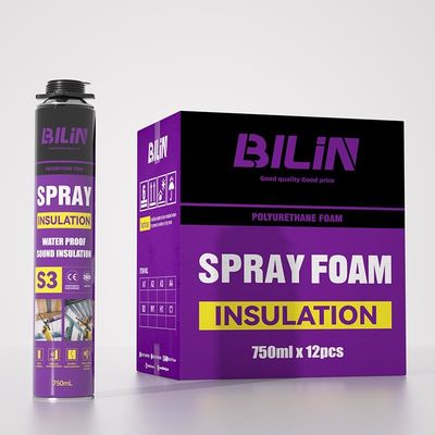 BILIN S3 스프레이 PU 폼 수분 방지 스프레이 폴리우레탄 폼 맞춤형