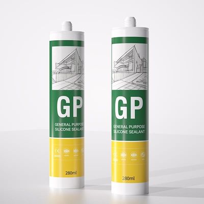 GP 아세트 실리콘 밀착제 높은 정확성 창문 유리용 간편한 조작
